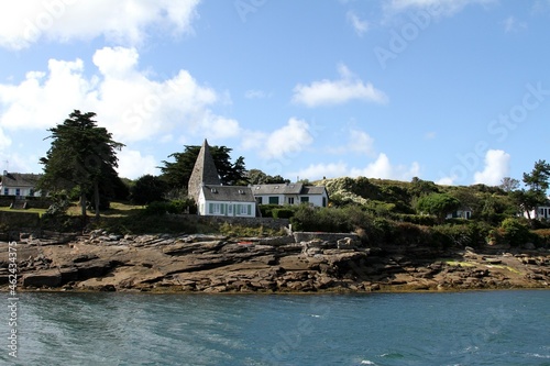 l'archipel des îles Chausey au large de Granville dans la Manche,Normandie photo