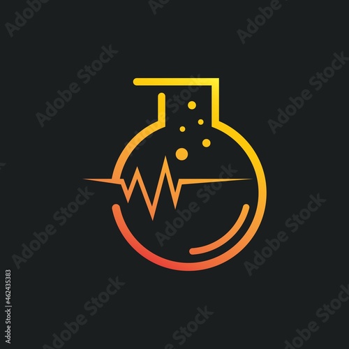 Laboratory logo template