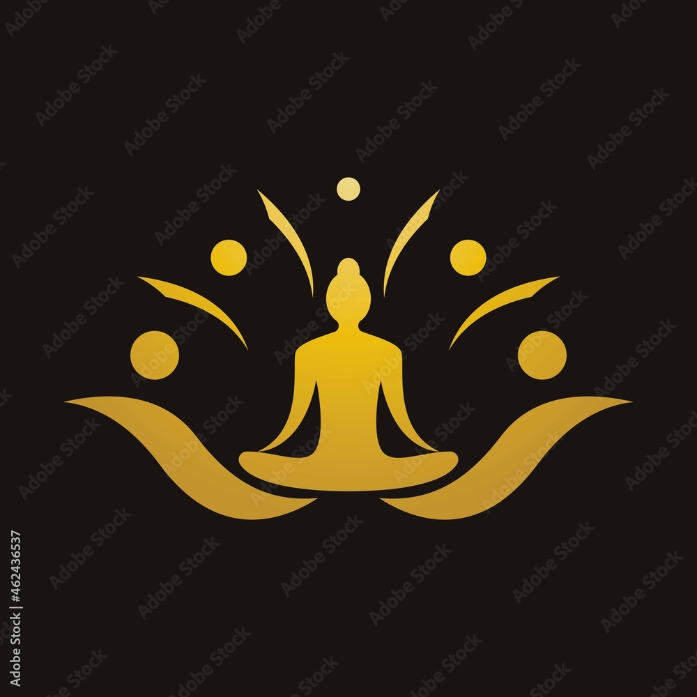 Lotus yoga logo template Lotus yoga logo template