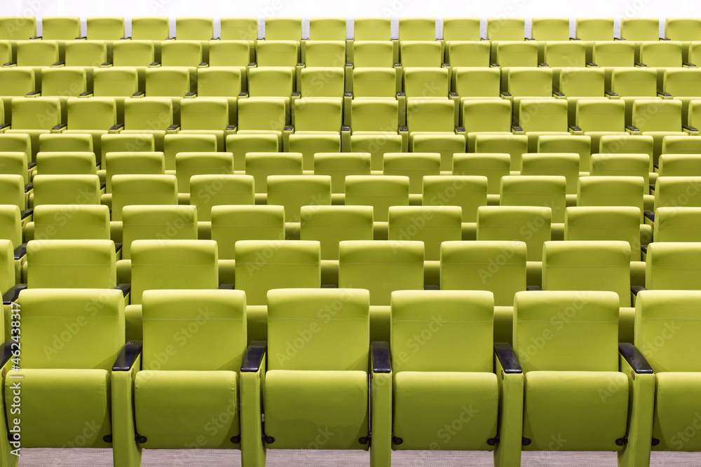 Naklejka premium rows of seats in theatre