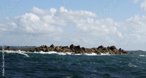 archipel des îles Chausey au large de Granville dans la Manche