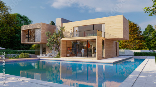 Big contemporary villa in l...