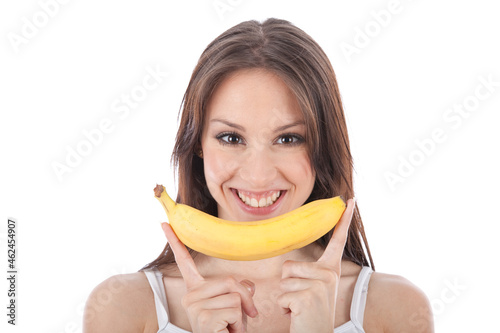 Showing banana