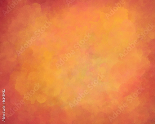 bright orange yellow rich vintage watercolor background frame