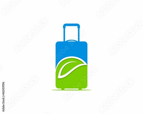 Nature leaf in the traveling bag