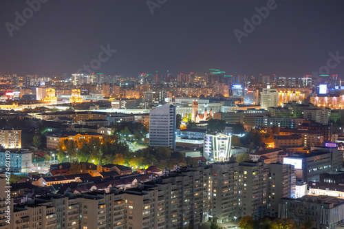 Night Minsk from a height. © Aliaksei
