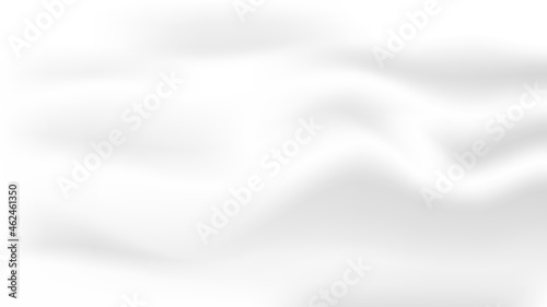 abstract blank white soft creased satin fabric folding texture background for decorative graphic design