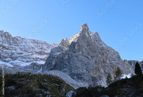 The Finger of God mountain, Dolomites mountains, Italy