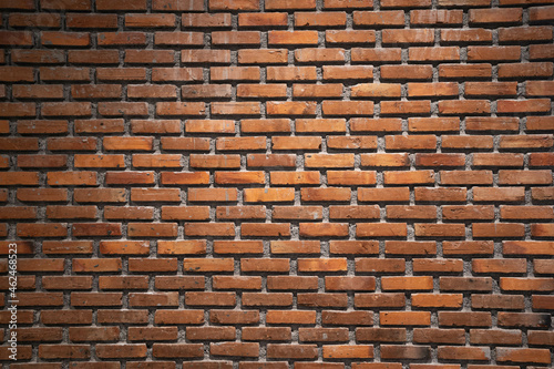 old red ceramic brick wall background