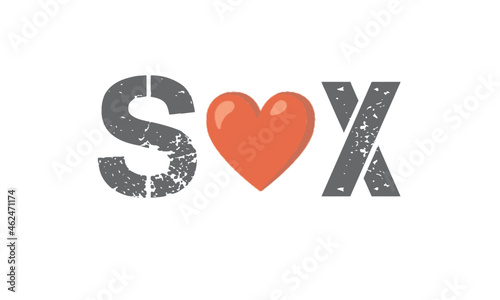 sex love vector logo