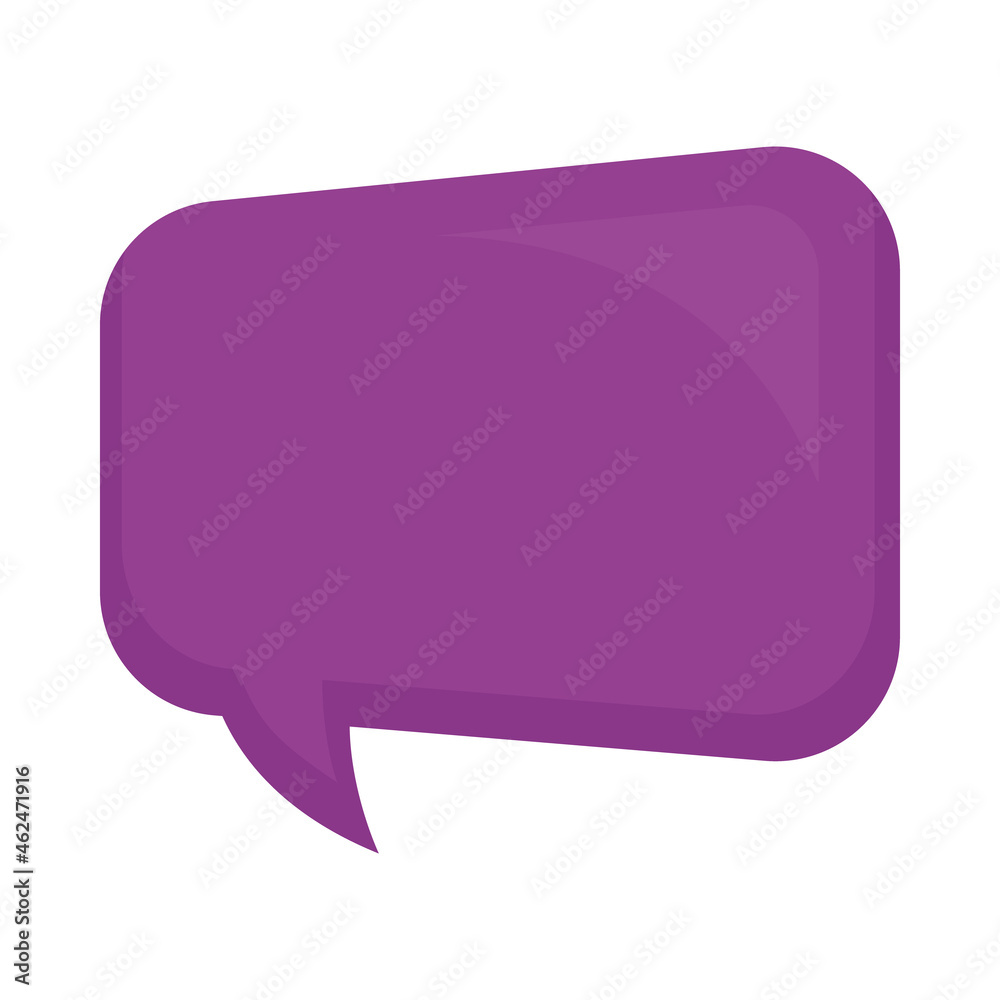 purple speech bubble