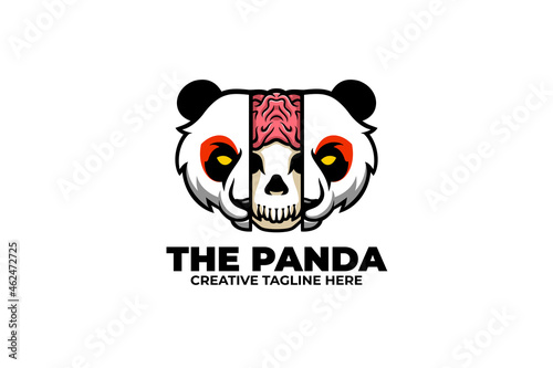 Wild Panda E-sport Mascot Logo