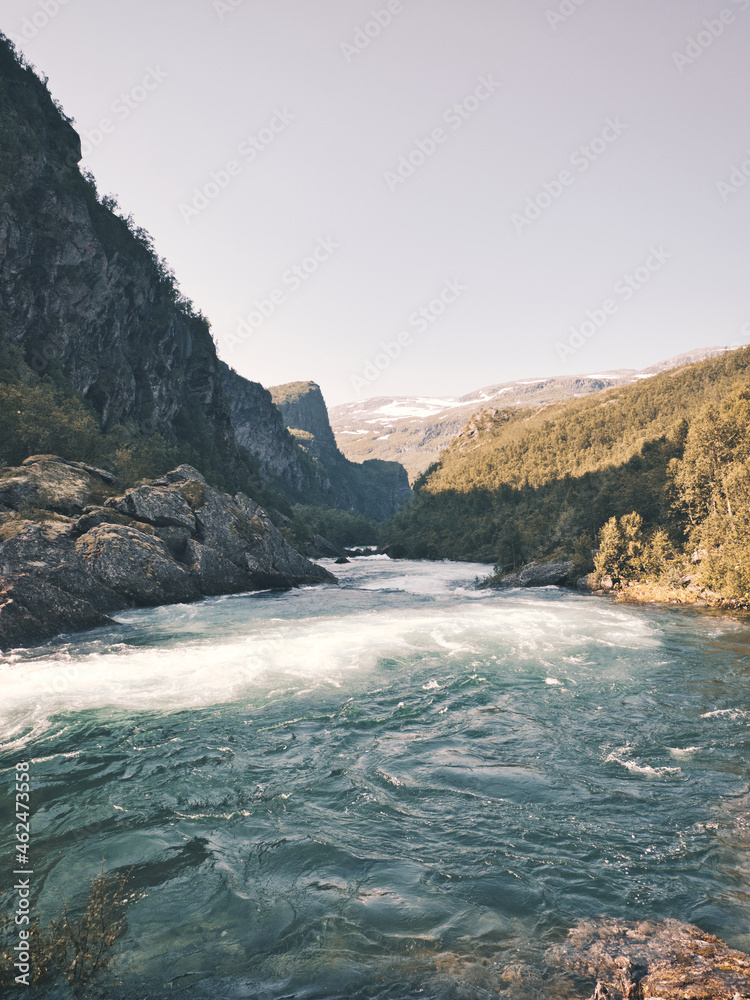 Blue River in Norway