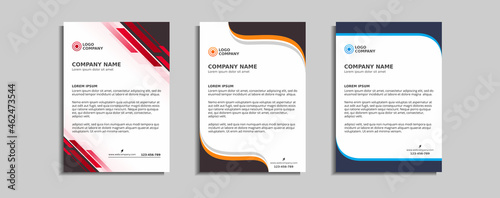  modern corporate letterhead template design