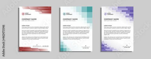  modern corporate letterhead template design