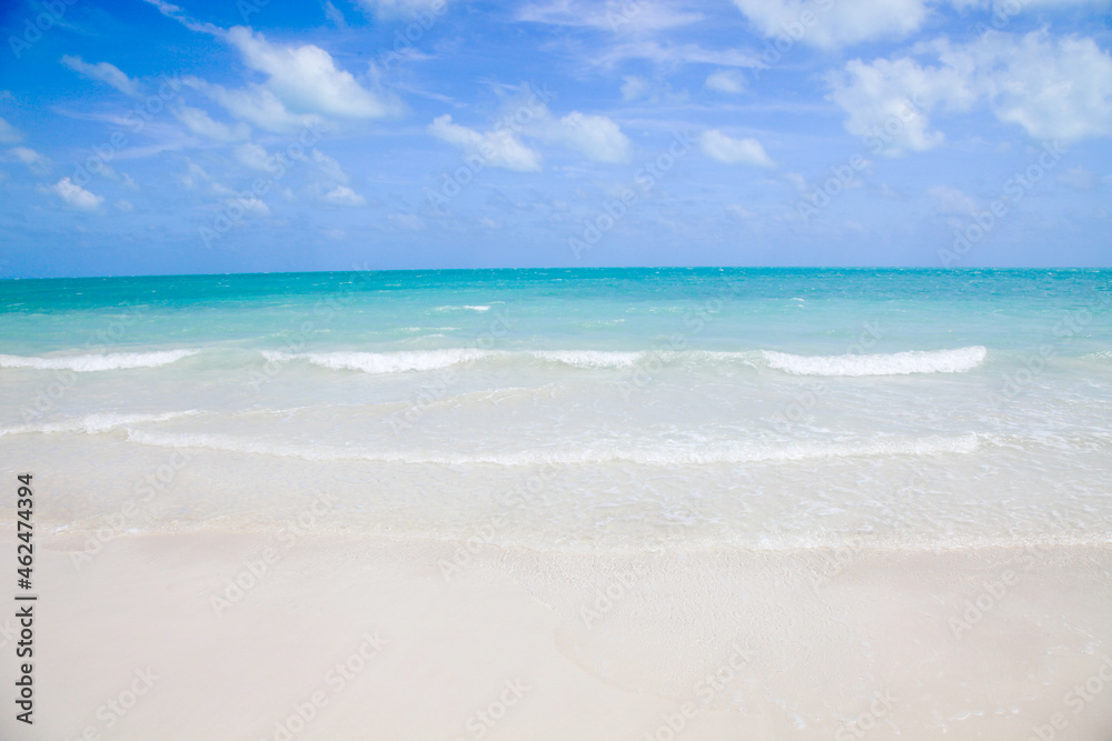 Dream beach in Caribbean sea