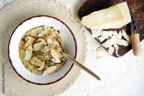 Fotografie Steinpilze Risotto