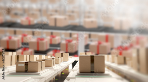 Shipping center postal parc...