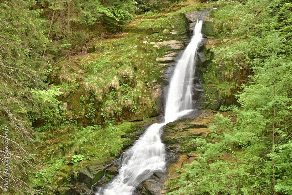 Wodospad Kamieńczyk, Karkonosze, Dolny Śląsk,