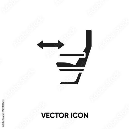Free Download Plane seat vector icon. Modern, simple flat vector illustration for website or mobile app.Move seat  symbol, logo illustration. Pixel perfect vector graphics	 - GFXLoad