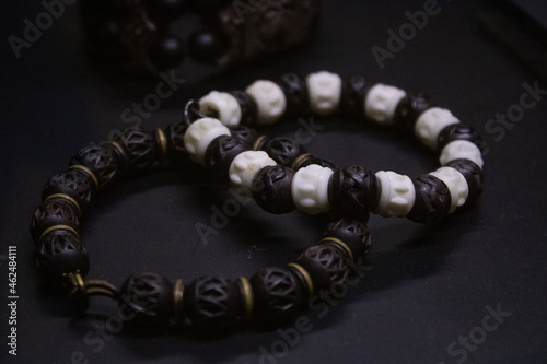 necklace, beads, rosary, bead, jewelry, fashion, bracelet, heart, decoration, religion, stone, beauty, accessory, gift, gem, symbol, brown, amber, wooden, elegance, love, close-up, accessories, string