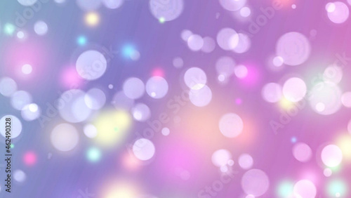 Blue abstract bokeh flares background