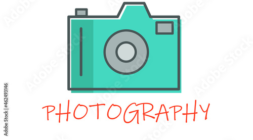 Camera and photography design, vector illustration