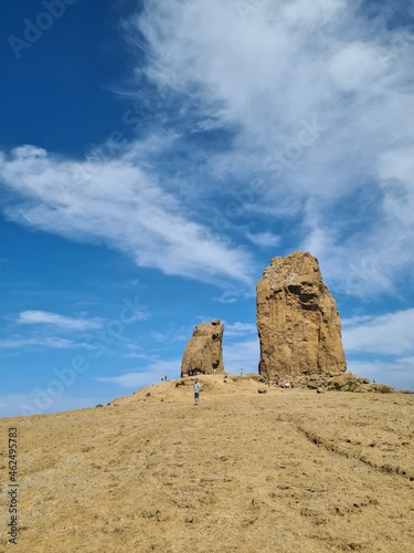 Called Roque nublo. One of the highest peaks on the island of Gran Canaria and one of its most emblematic symbols.