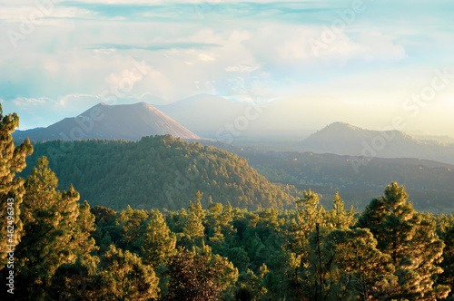 Paricutin volcano, San Juan Parangaricutiro, Michoacan, Mexico. photo