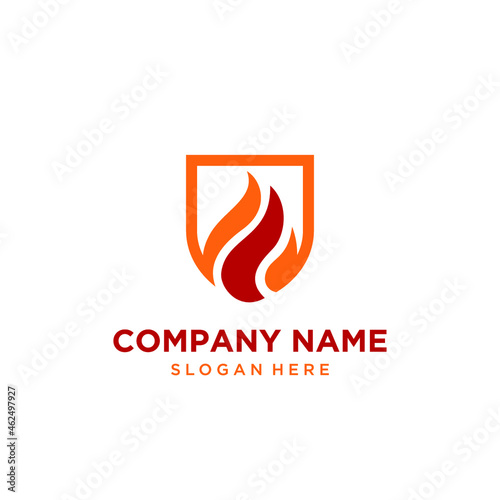Fire Shield Logo Images, Stock Photos & Vectors