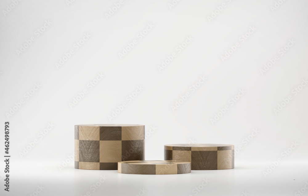 Obraz premium 3D rendering abstract platform podium product presentation backdrop