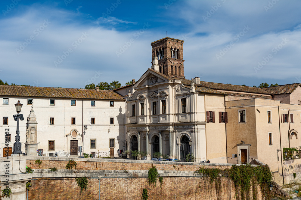 Basilica of St. Bartholomew (San Bartolomeo all'Isola) on the Tiber Island