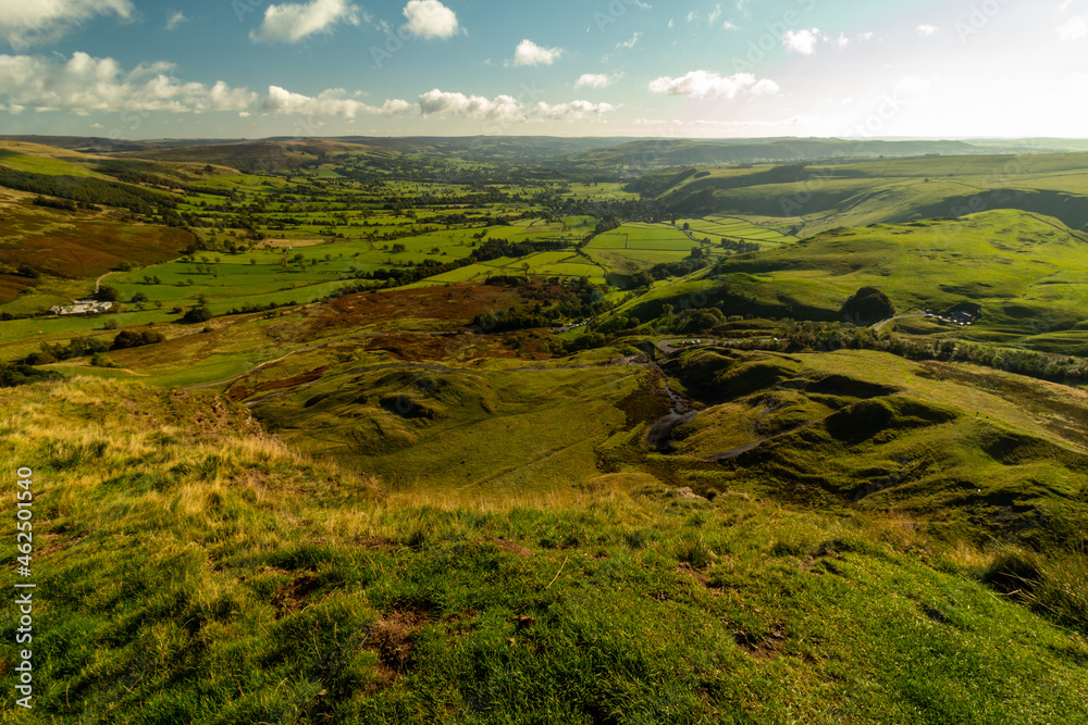 Mam Tor in National Park Peak District in Derbyshire UK, walking in footpath in autumn 2021. Mam Tor in National Park Peak District in Derbyshire UK, walking in footpath in autumn 2021.