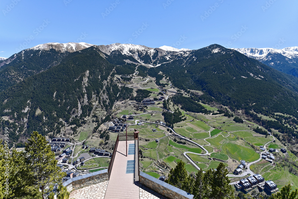 Andorra - Ordino - Mirador Roc del Quer - Panoramaplattform