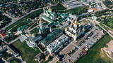 Aerial view - Holy Dormition Pochayiv Lavra, Pochayiv, Ukraine