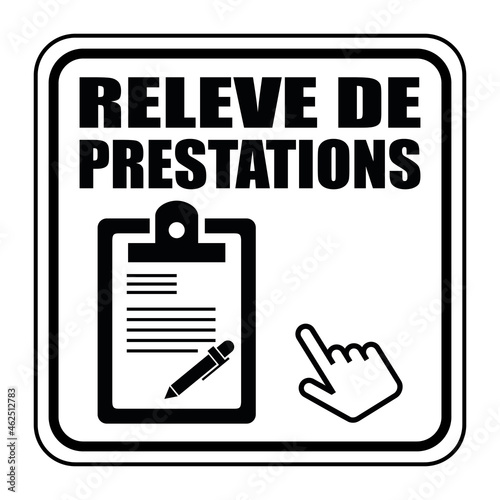 Logo relevé de prestations.