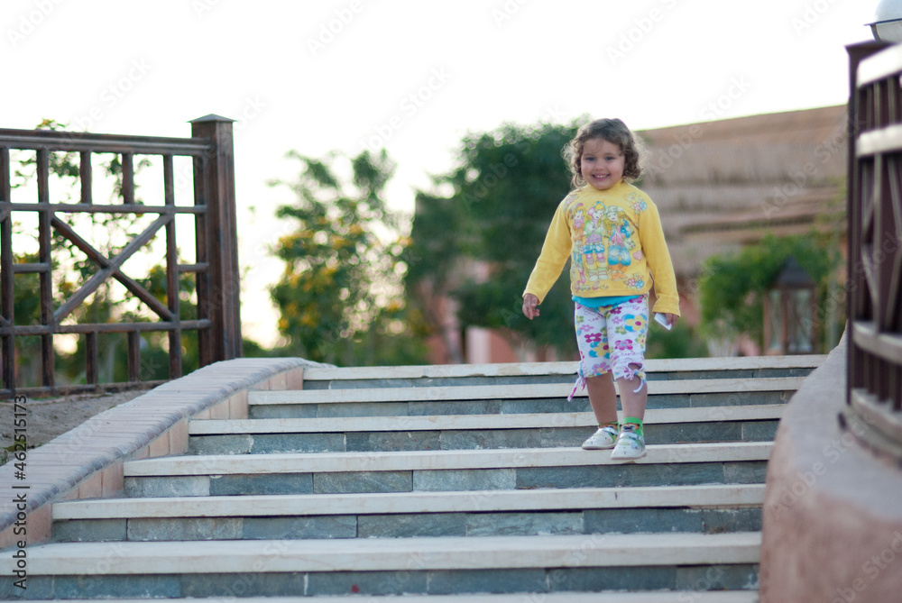 person walking on the stairs person walking on the stairs