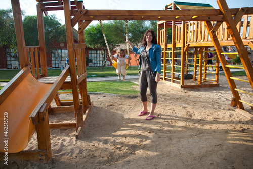 children on the playground