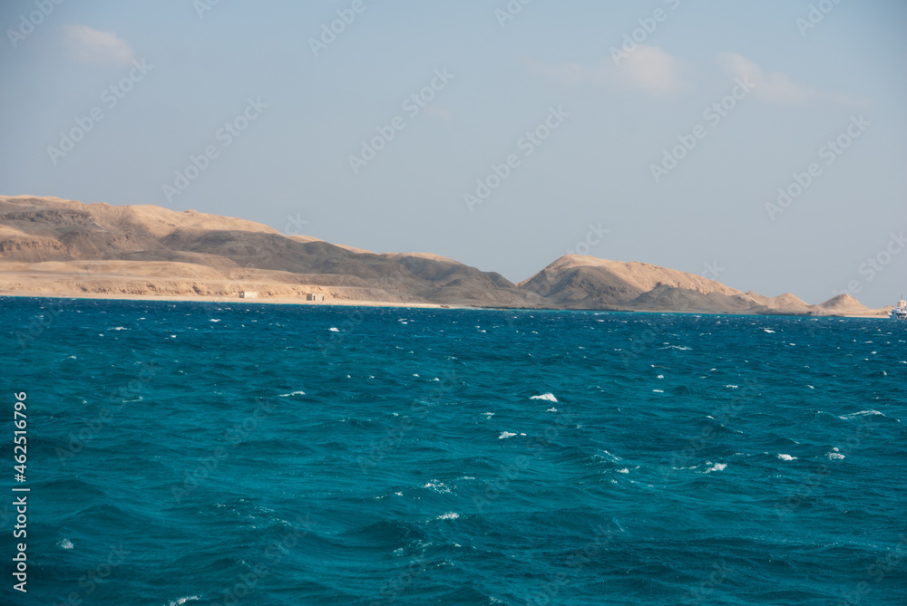 Naklejka premium view from the sea
