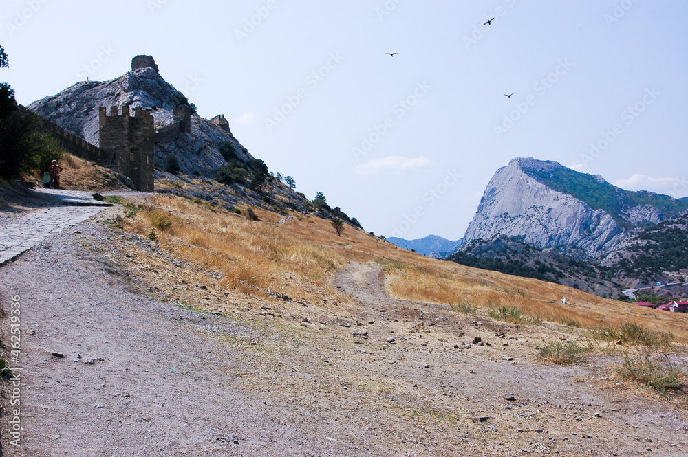 mountain road in the mountains