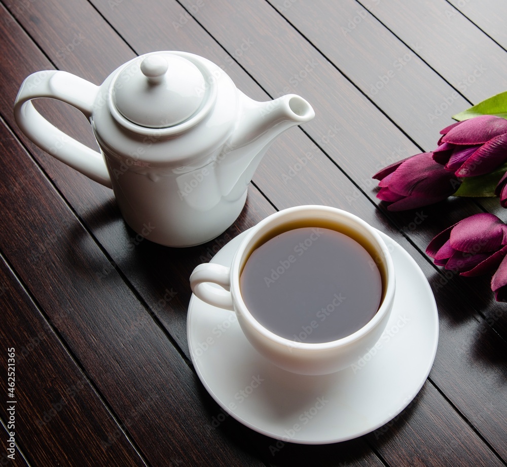Fototapeta premium Cup of tea in catering concept