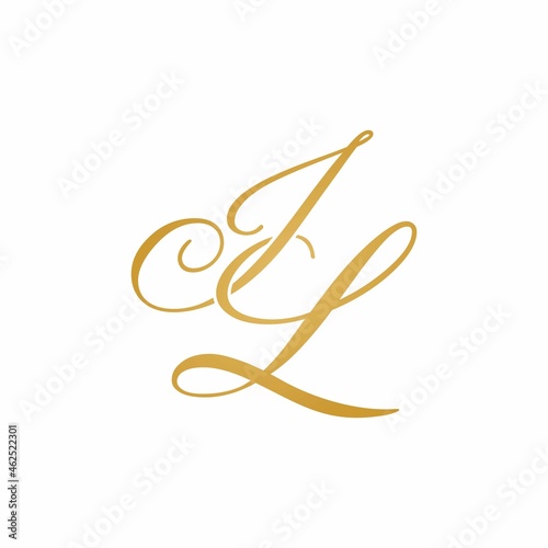 IL initial monogram logo