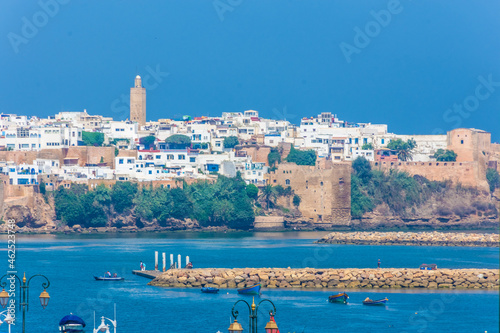 Medina of Rabat from the sea, Morocco photo