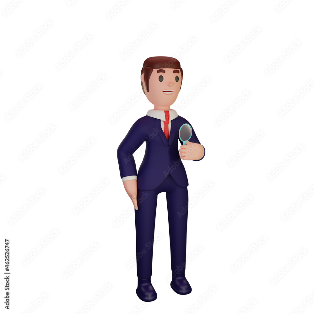 Obraz premium character with business concept