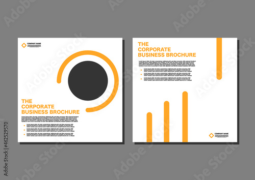 set of Template vector design for Business Corporate Presentation, Portfolio, Flyer, layout, modern with color. Easy to edit and print