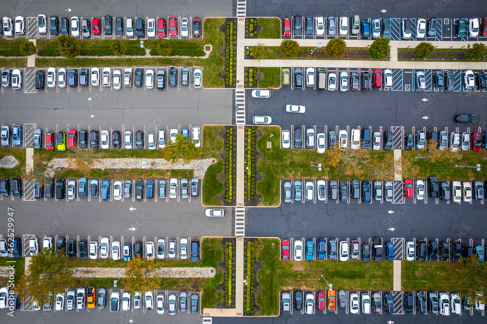 Fototapeta premium Aerial Drone of Cranbury Plainsbor Princeton