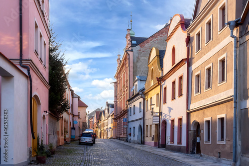 Cityscape of Doma  lice  Domazlice  Czech republic  Tschechische Republik