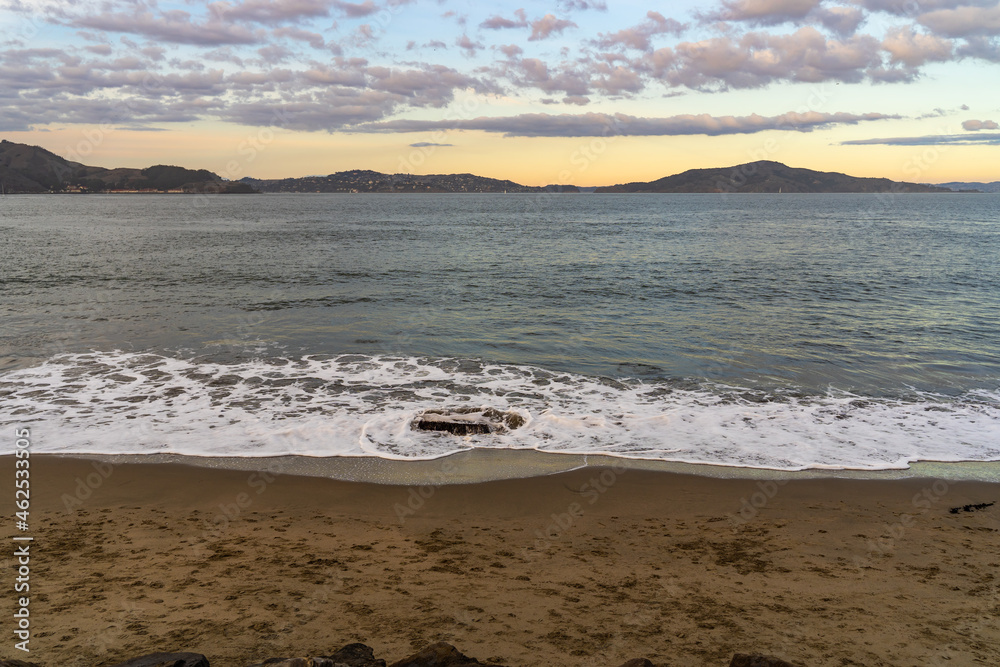 Scenic view of the Pacific Coast in San Francisco.