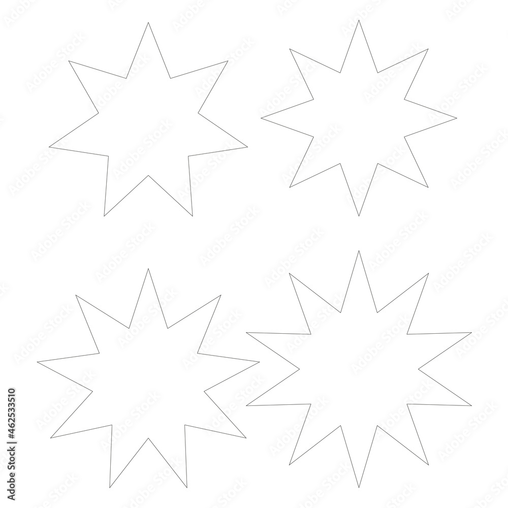 Polygonal forms icon. Geometric figure. Line art. School education. Basic math element. Vector illustration. Stock image. EPS 10. Polygonal forms icon. Geometric figure. Line art. School education. Basic math element. Vector illustration. Stock image. EPS 10.