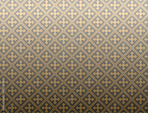 Abstract background pattern with a wake motif plus a combination of black and yellow